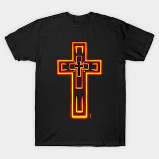 Neon cross T-Shirt